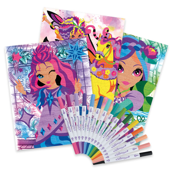 Фото - Набор для бумажного творчества Nebulous Stars Раскраска по номерам: звездные тайны (11382)