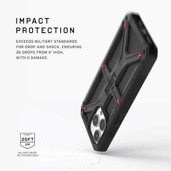 Фото - Чехол для смартфона UAG for Apple iPhone 15 Pro Max Monarch, Kevlar Black (114298113940)