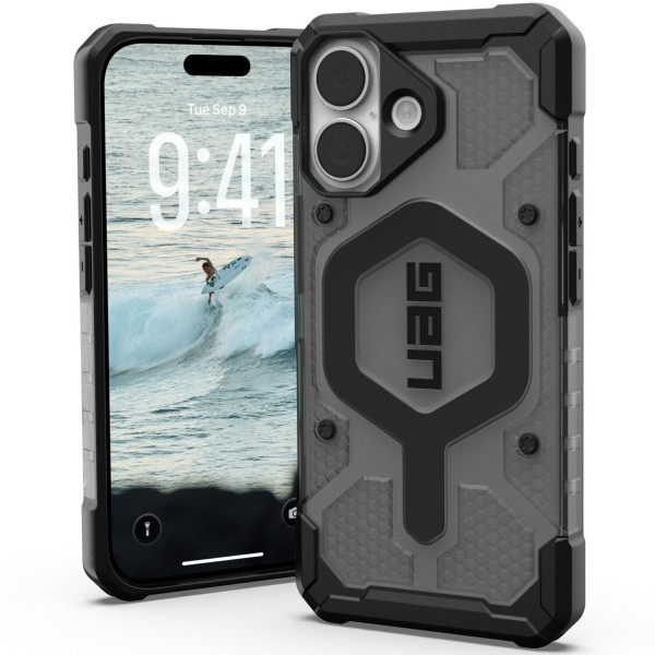 Фото - Чехол для смартфона UAG for iPhone 17, Pathfinder Clear MagSafe, Ash/Black (114553113140)
