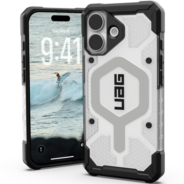 Фото - Чехол для смартфона UAG for iPhone 17, Pathfinder Clear MagSafe, Ice/Silver (114553114333)