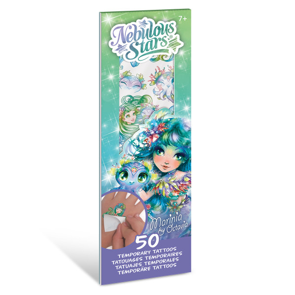 Фото - Тату Nebulous Stars БОДИ-АРТ: ЗВЕЗДНЫЕ РИСУНКИ в ассортименте (11458)