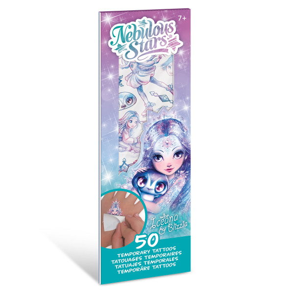Фото - Тату Nebulous Stars БОДИ-АРТ: ЗВЕЗДНЫЕ РИСУНКИ в ассортименте (11458)