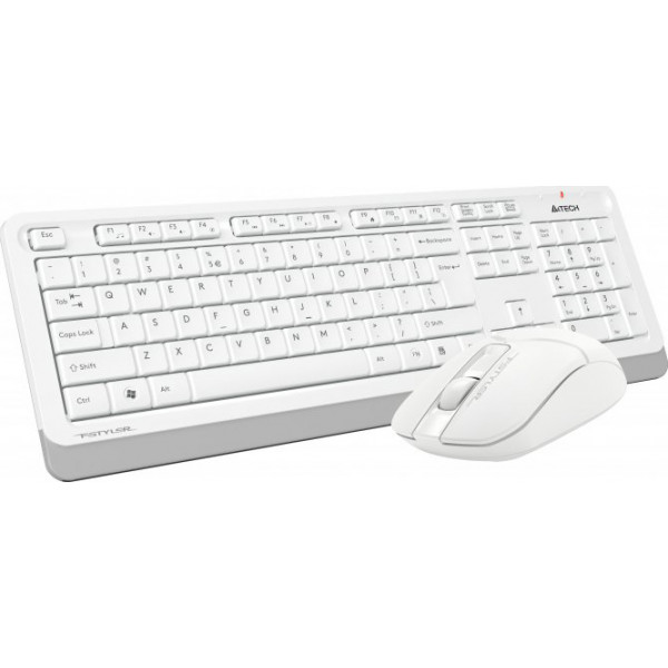 Фото - Клавиатура+мышь беспроводная A4tech FG1012 White USB