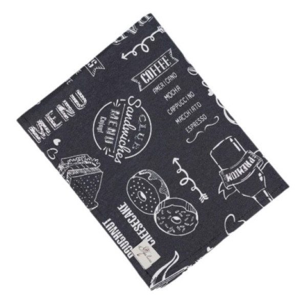 Фото - Салфетка для сервировки Прованс Breakfast black 35х45 см (039619)
