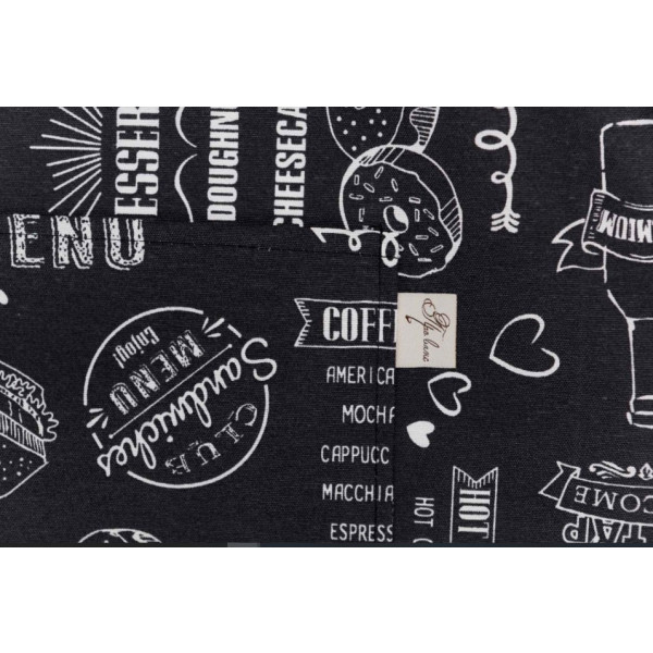 Фото - Салфетка для сервировки Прованс Breakfast black 35х45 см (039619)