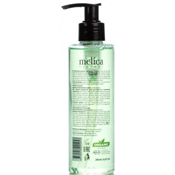 Фото - Тоник для лица Melica Organic с растительными экстрактами 200 мл (4770416001057)
