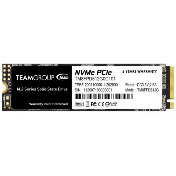 Фото - SSD-накопитель внутренний Team Team MP33 Pro 512GB M.2 2280 PCIe 3.0 x4 3D TLC (TM8FPD512G0C101)