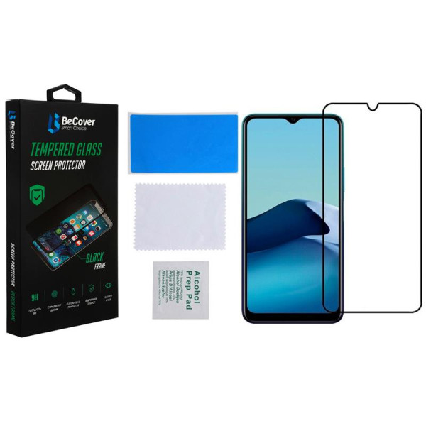 Фото - Защитное стекло для смартфона BeCover for Vivo Y11s Black (707312)