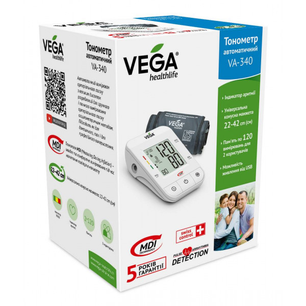 Фото - Тонометр Vega VA-340