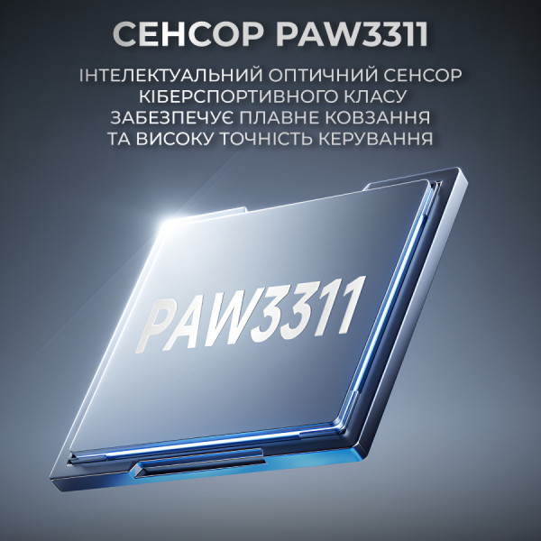 Фото - Мышь беспроводная игровая Ajazz AJ199 Carbon fiber Wireless/Bluetooth/USB White (AJ199-W)