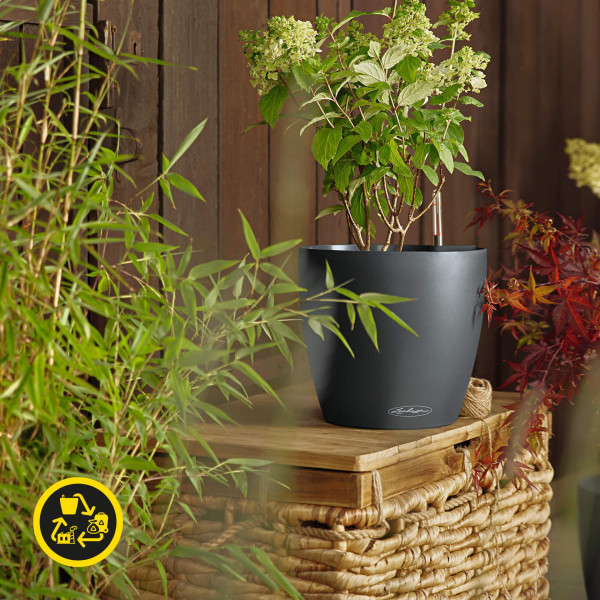 Фото - Вазон Lechuza CLASSICO Color ECO 28 темно-серый 18925