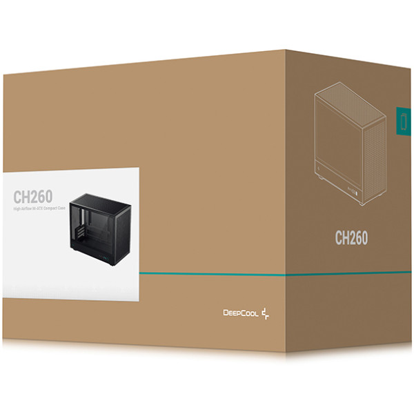 Фото - Корпус Deepcool CH260 Black (R-CH260-BKNGM0-G-1) без БП