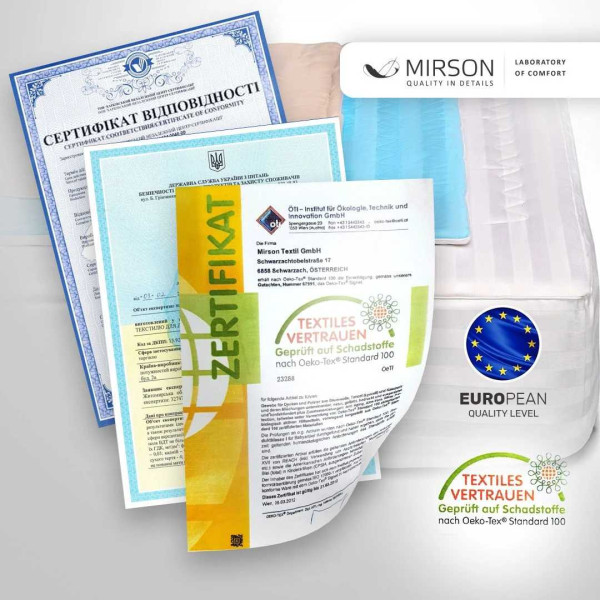 Фото - Наматрасник MirSon Deluxe Тенсель (Modal) 338 90x200 см (2200000139405)