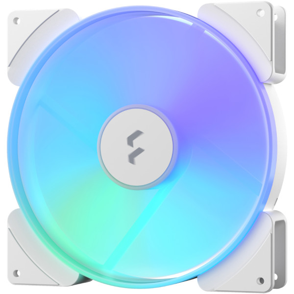 Фото - Корпусный вентилятор Fractal design Prisma AL-18 ARGB PWM White (FD-FAN-PRI-AL18-PWM-WT)