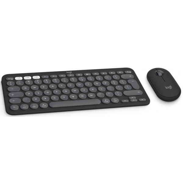 Фото - Клавиатура+мышь беспроводная Logitech Pebble 2 Combo for Mac Graphite Bluetooth (920-012244)