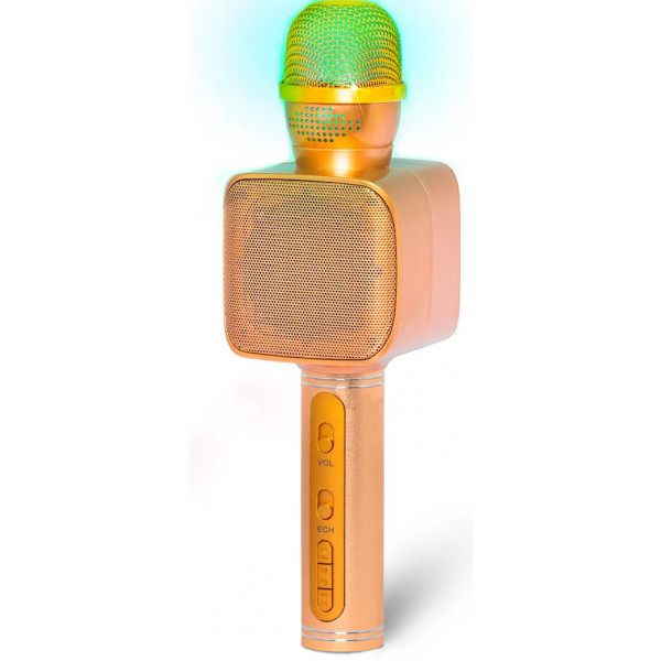 Фото - Микрофон вокальный беспроводной Magic Karaoke YS-68 Gold