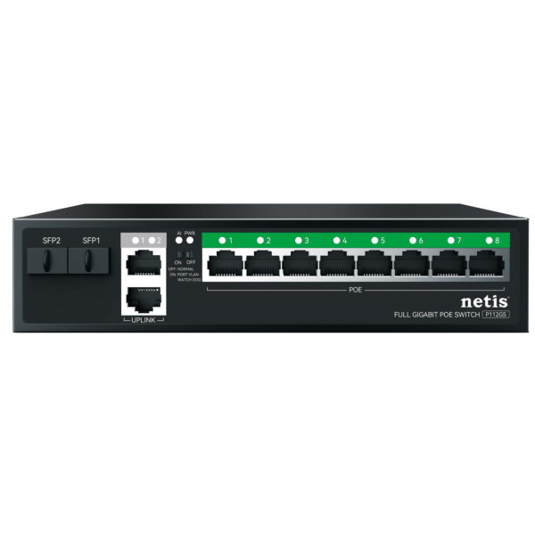 Фото - Коммутатор локальной сети (Switch) Netis P112GS