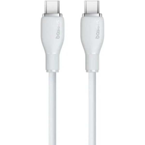 Фото - Кабель синхронизации данных Baseus Type-C/Type-C 100W 2m White (P10355702221-01)