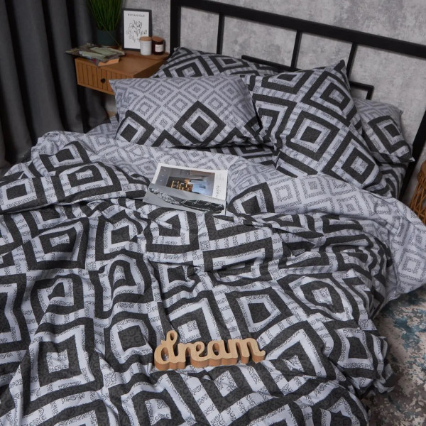 Фото - Комплект постельного белья Moon&Star Бязь Gold Люкс Retro Pixels 160х220х2 нав. 4х50х70 (MS-820006753)