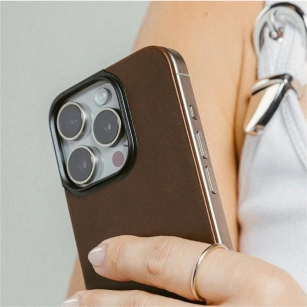 Фото - Чехол для смартфона Nomad Magnetic Rustic Brown Horween for iPhone 16 Pro (NM01362685)