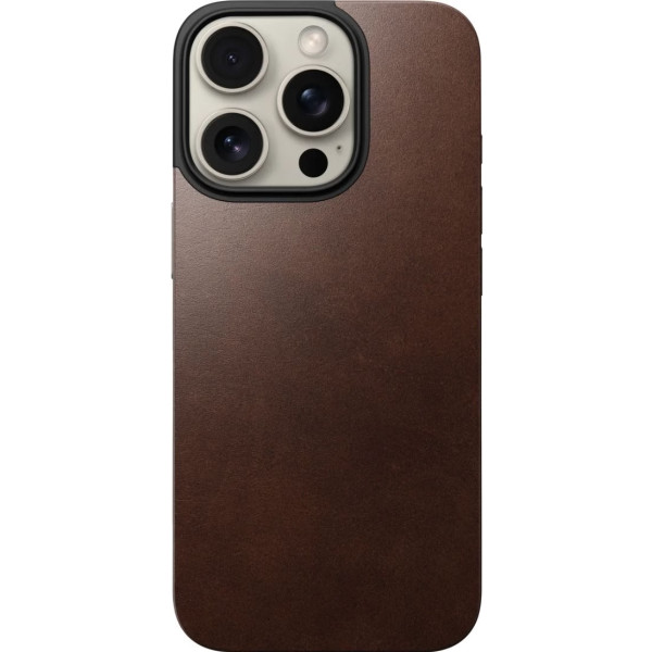 Фото - Чехол для смартфона Nomad Magnetic Rustic Brown Horween for iPhone 16 Pro (NM01362685)