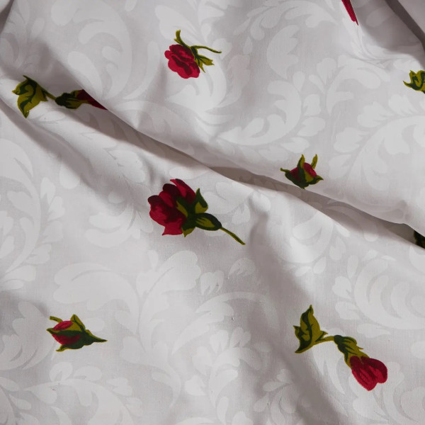 Фото - Комплект постельного белья Moon&Star Бязь Gold Люкс Romantic Rose 175х210 нав. 4х50х70 (MS-820009668)