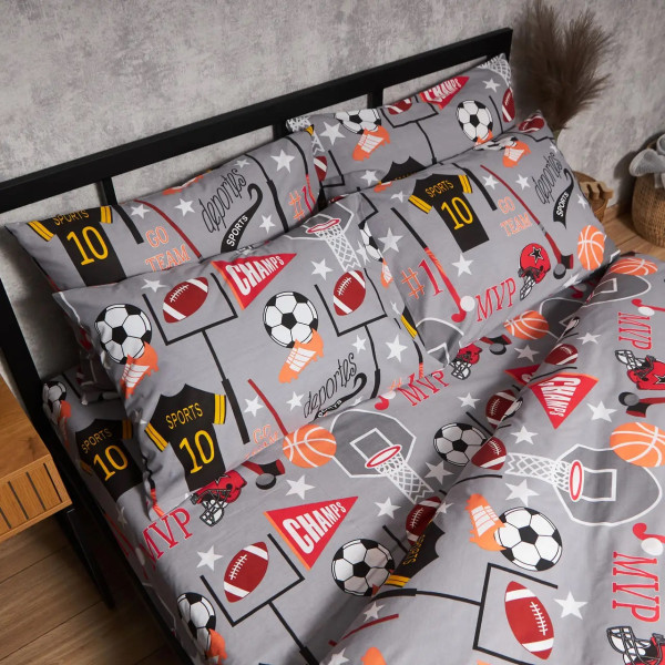 Фото - Комплект постельного белья Moon&Star Бязь Gold Люкс Champion’s Rest 143х210 см нав. 4х70х70 (MS-820008909)