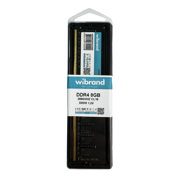 Фото - Память DDR Wibrand DDR4 8GB 2666MHz CL19 DIMM (000051587)