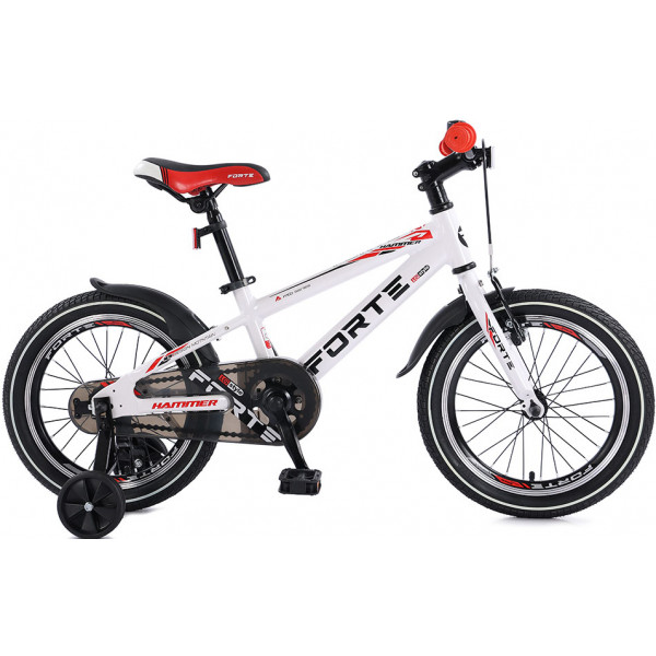 Фото - Двухколёсный велосипед Forte Hammer 16'' White