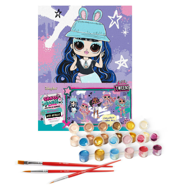 Фото - Картина по номерам Ideyka для детей"Tweens LOL Skate Dance Aya Cherry" 30х40 см (KHO1213)