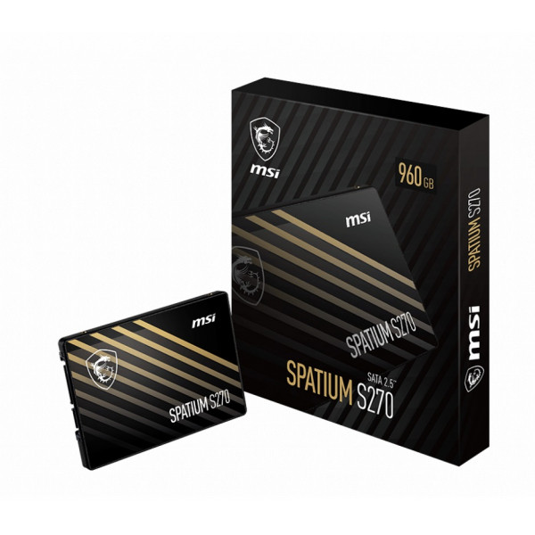 Фото - SSD-накопитель внутренний MSI Spatium S270 240GB 2.5 SATAIII 3D TLC (S78-440N070-P83)