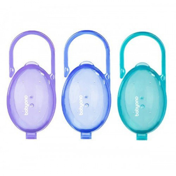 Фото - Контейнер для хранения пустышек BabyOno полупрозрачный синий (528/01)