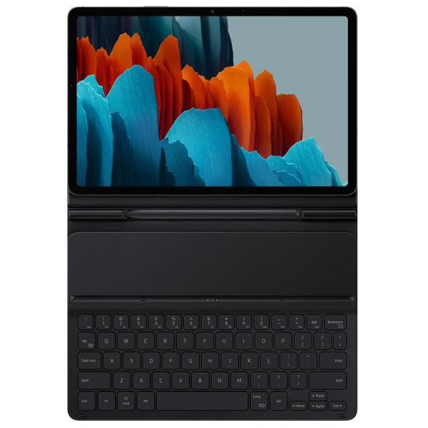 Фото - Уценка - Чехол-клавиатура для планшета Samsung Book Cover Keyboard Slim for Galaxy Tab S7 (T875) Black (EF-DT630BBRGRU)