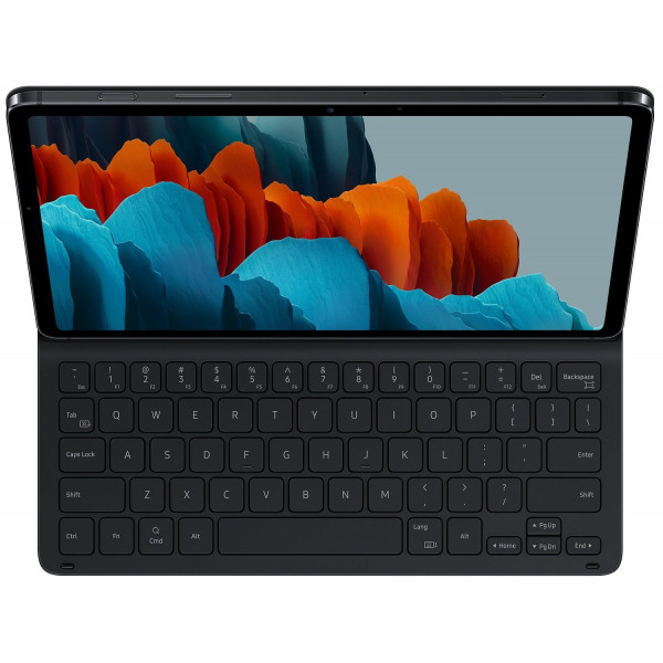 Фото - Уценка - Чехол-клавиатура для планшета Samsung Book Cover Keyboard Slim for Galaxy Tab S7 (T875) Black (EF-DT630BBRGRU)