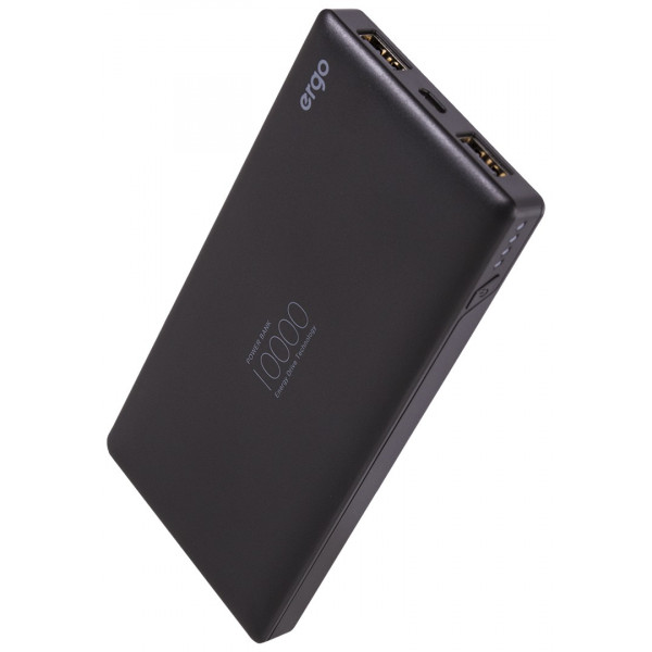 Фото - Батарея мобильная Ergo LP-83 10000 mAh Black (LP-83B) Фото - Батарея мобильная Ergo LP-83 10000 mAh Black (LP-83B)