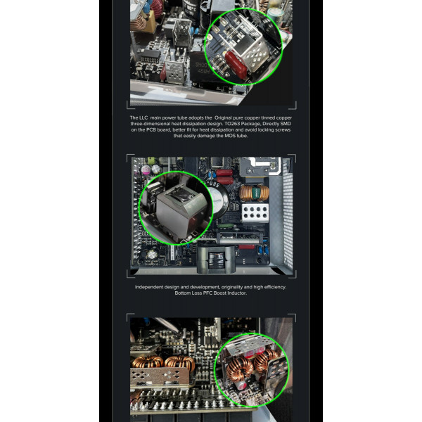 Фото - Блок питания для ПК Gamemax GX-1250 PRO BK (ATX3.0PCIe5.0)