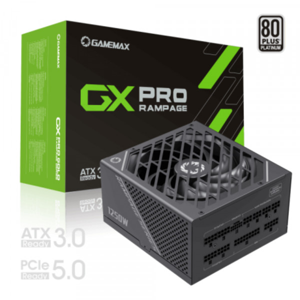 Фото - Блок питания для ПК Gamemax GX-1250 PRO BK (ATX3.0PCIe5.0)