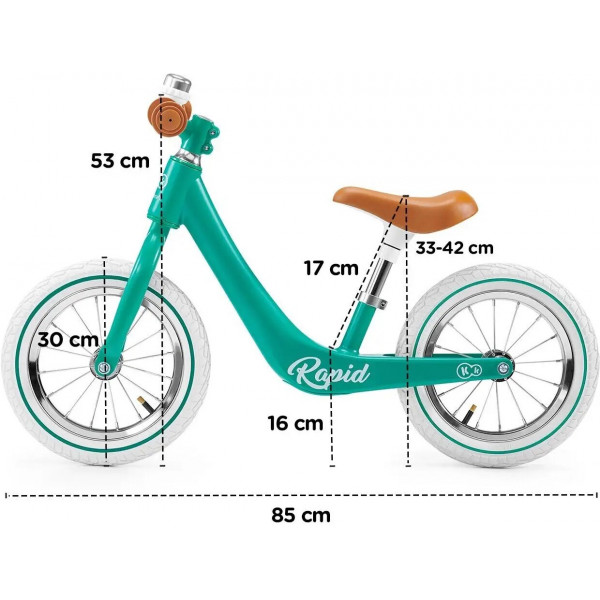 Фото - Беговел Kinderkraft Rapid Midnight Green (KKRRAPIGRE0000)