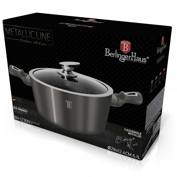 Фото - Кастрюля BerlingerHaus с крышкой 6.1 л (BH 1236N)