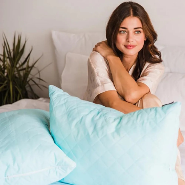 Фото - Подушка стандартная MirSon шерстяная 1214 Valentino Premium Средняя 60х60 см (2200001517608)