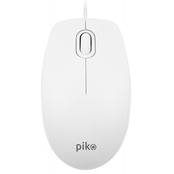 Фото - Мышь проводная Piko MS-009 White USB (1283126467141)
