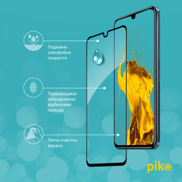 Фото - Защитное стекло для смартфона Piko Full Glue for Infinix Note 12 Black (1283126546594)