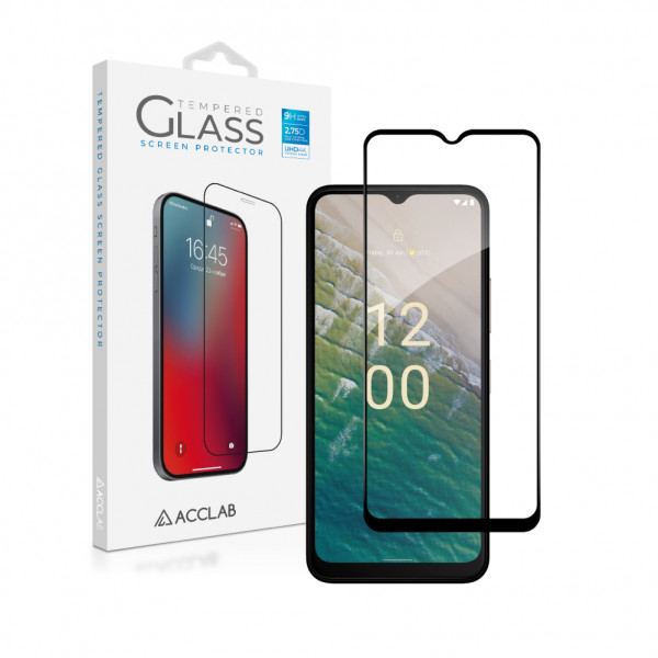 Фото - Защитное стекло для смартфона ACCLAB Full Glue for Nokia C32 Black (1283126582219)