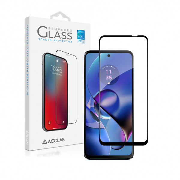 Фото - Защитное стекло для смартфона ACCLAB Full Glue for Moto G54 Black (1283126582394)