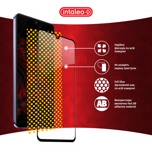 Фото - Защитное стекло для смартфона Intaleo Full Glue for Vivo V21 (1283126528484)