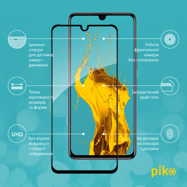 Фото - Защитное стекло для смартфона Piko Full Glue for Infinix Note 12 Black (1283126546594)