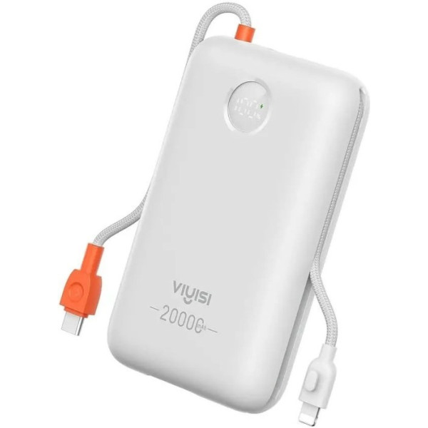 Фото - Батарея мобильная VIYISI G2068 20000mAh 30W (X0020VJ17D) White