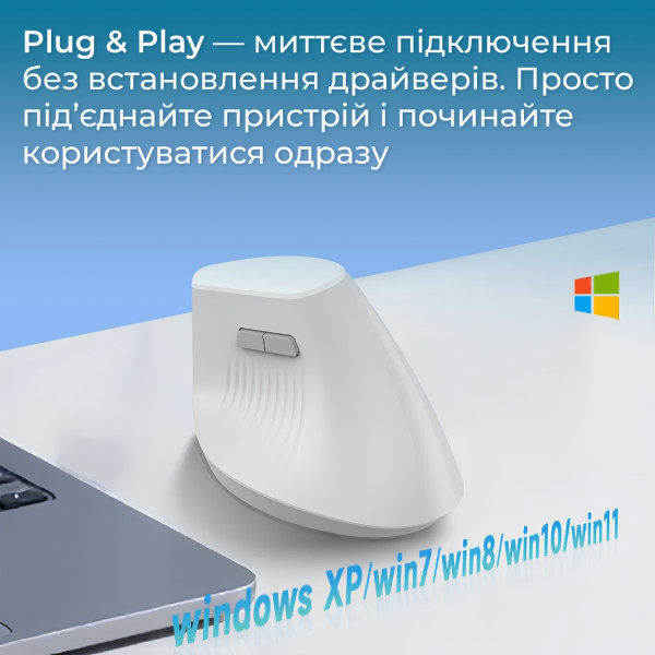 Фото - Мышь беспроводная игровая Ajazz i300 White (i300-W)