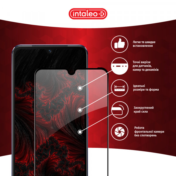 Фото - Защитное стекло для смартфона Intaleo Full Glue for Vivo V21 (1283126528484)