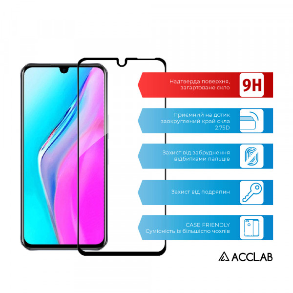 Фото - Защитное стекло для смартфона ACCLAB Full Glue for Infinix Note 11 (1283126535062)